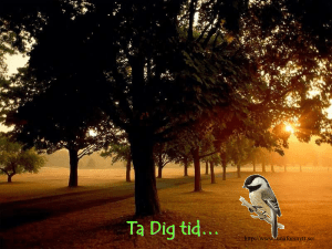 Ta Dig tid att älska…