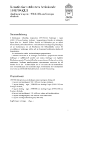 Konstitutionsutskottets betänkande