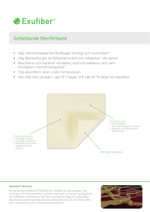 Gelbildande fiberförband