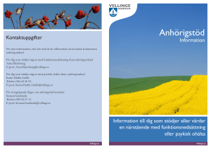 Anhörigstöd - Vellinge kommun