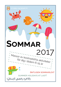 sommaraktiviteter 2017.indd