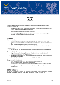 Biologi åk 4