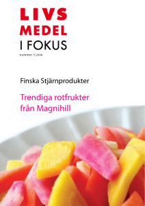 Läs artikel från Livsmedel i Fokus