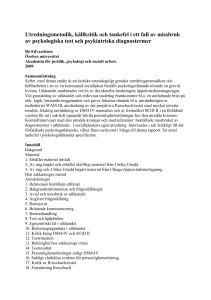 Utredningsmetodik, källkritik och tankefel i ett fall av