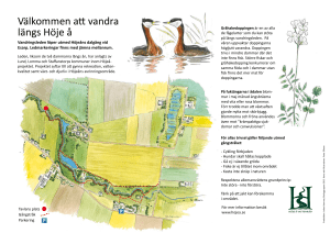 Välkommen att vandra längs Höje å