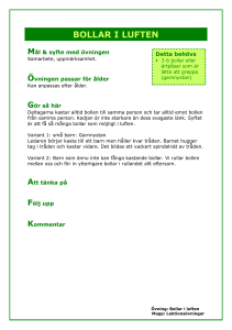 BOLLAR I LUFTEN