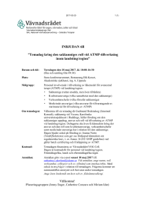 Inbjudan/anmälan – Temadag kring den