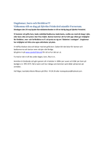 Söndagen den 24 maj bjuder Barndiabetesfonden in till en härlig