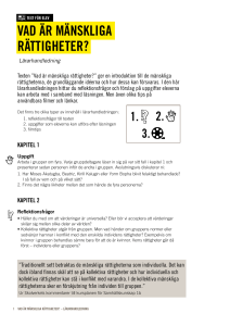 vad är mänskliga rättigheter? - Amnesty Skola