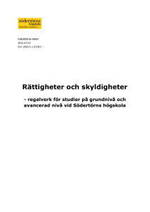 Rättigheter och skyldigheter