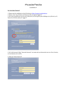 AcadeMedia IT Hur man byter lösenord 1. Öppna