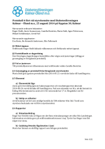 Protokoll 2014-08-25