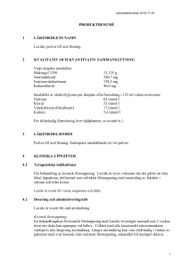 Laxido powder for oral solution SmPC