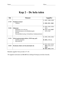 Kapitel – Titel