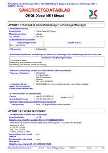 SÄKERHETSDATABLAD