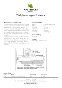 Trädplanteringsjord mineral