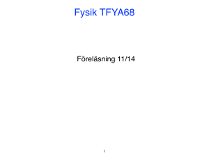 Fysik TFYA68