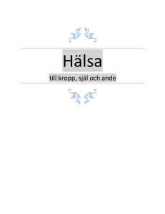 Hälsa - Sunes Sidor