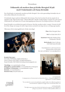 Folkmusik och modern dans på Kråks Herrgård 28