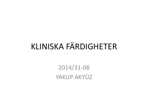 kliniska färdigheter