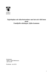 Åtgärdsplan hot och våld