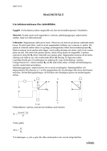 vänd magnetfält - Åsö vuxengymnasium