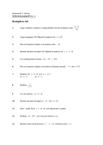 Matematik B distans