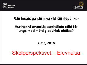Skolperspektiv Elevhälsa