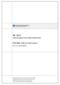 GMP och GDP Industri