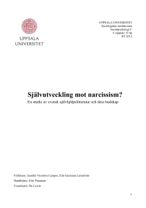 Självutveckling mot narcissism?