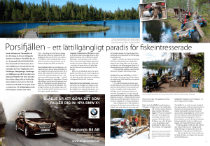 Porsifjällen– ett lättillgängligt paradis för