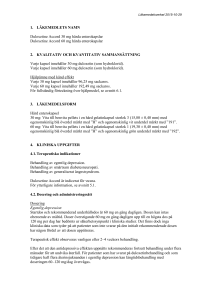 Duloxetine Accord gastro-resistent capsule, hard SmPC