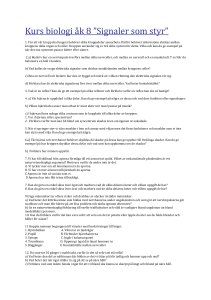 Kurs biologi åk 8