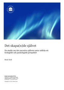 Det skapa(n)de självet - Svenska Alliansmissionen