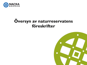 Presentation_justerade_föreskrifter