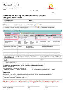 Ändring av Läkemedelsöverkänslighet_checklista