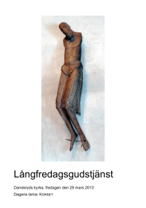 Långfredagsgudstjänst - Danderyds Vokalensemble