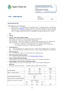 4 ÅR – ARBETSBLAD