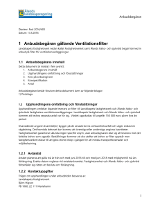 Information om anbudsgivarens eget miljöarbete