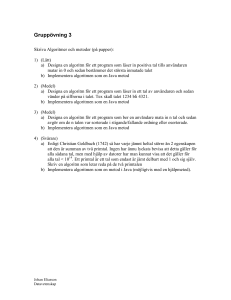 Gruppövning 3