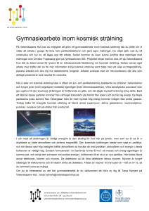 Kosmisk strålning 2014