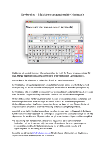 KeyStrokes - RehabCenter AB