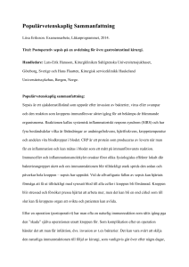 Populärvetenskaplig Sammanfattning