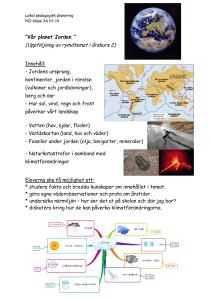 LPP "Vår planet Jorden"