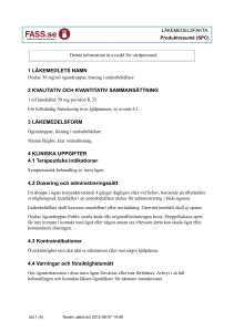 1 LÄKEMEDLETS NAMN 2 KVALITATIV OCH KVANTITATIV