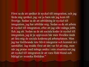 Strukturell/institutionell diskriminering