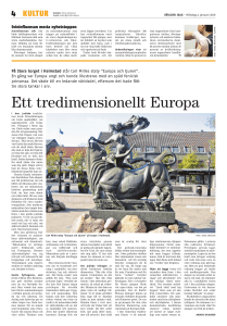 Ett tredimensionellt Europa