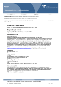 Hälsoundersökning av adopterade barn
