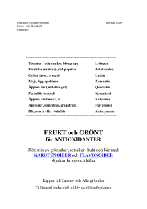 Frukt och grönt - Chalmers Publication Library