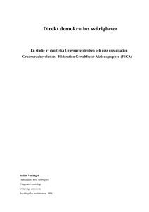 sociologisk sammanfattning av C-uppsats